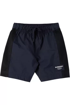 Burberry Baby Swim Shorts - Baby Navy Horseferry Swim Shorts
