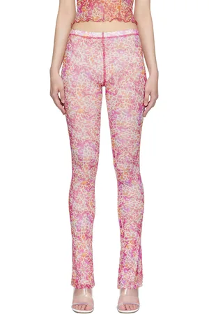 PRISCAVera Pink Nylon Lounge Pants