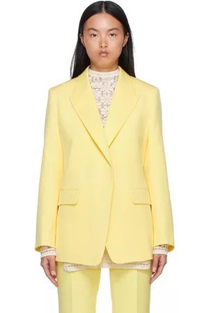 Chloé Women Blazers - Yellow Silk Blazer