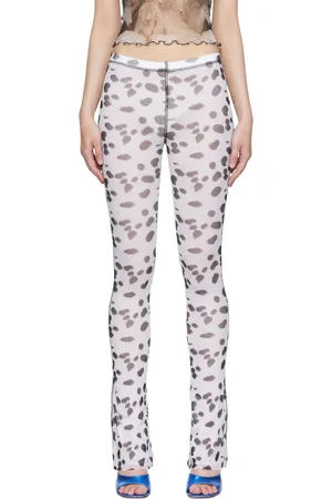PRISCAVera White Nylon Lounge Pants