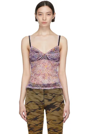 PRISCAVera Purple Polyester Tank Top