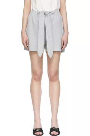 Vejas Maksimas Women Shorts - Gray Cotton Shorts