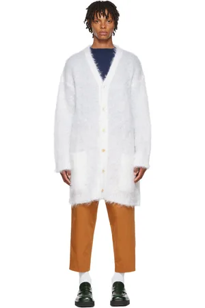 Marni White Mohair Cardigan