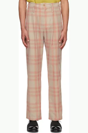 MARYAM NASSIR ZADEH SSENSE Exclusive Pink & Beige Trousers
