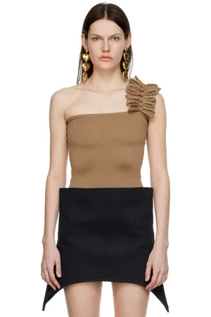 FIDAN NOVRUZOVA Beige Aysha Tank Top