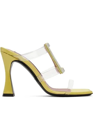 Les Petits Joueurs Green Hoya Heeled Sandals