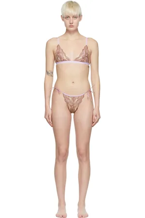 Ichiyo SSENSE Exclusive Brown Bra Set