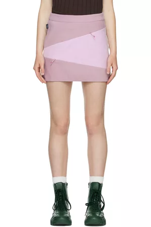 Danielle Cathari Women Mini Skirts - Purple Cotton Mini Skirt