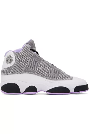 Nike Sneakers - Kids Gray & Purple Air Jordan 13 Retro Big Kids Sneakers