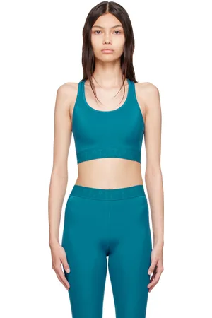 OTTI Blue Nylon Sport Bra