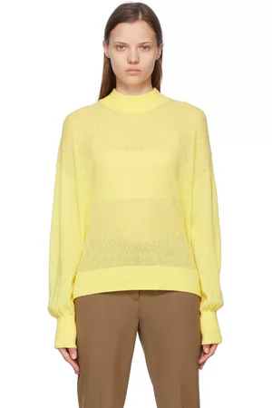 HUGO BOSS Women Jumpers - Yellow Festoda Sweater