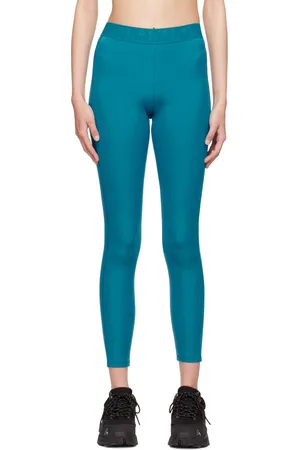 OTTI Blue Nylon Sport Leggings