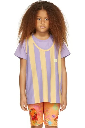 Repose AMS Kids Yellow & Purple Singlet Tank Top