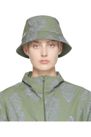 Paria Farzaneh Green Flock Bucket Hat