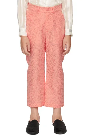 BO(Y)SMANS Kids Pink Floral Trousers