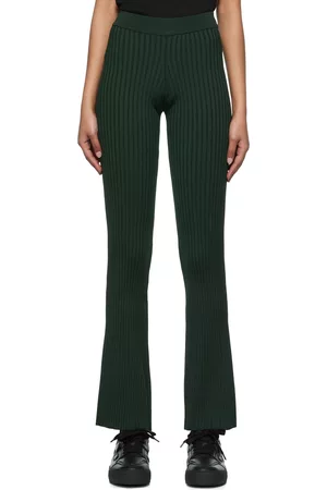 Ami Women Loungewear - Green Viscose Lounge Pants