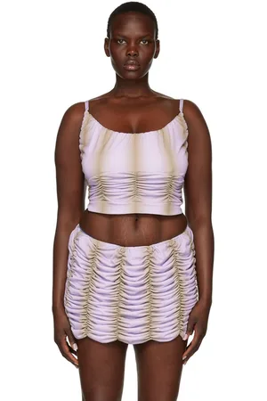 ESTER MANAS Purple Polyester Camisole