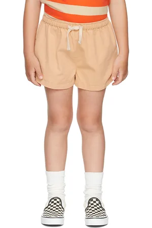 Tiny Cottons Kids Orange Solid Shorts