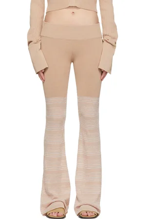 determ; Beige Polyester Lounge Pants