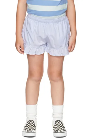 Tiny Cottons Kids Blue Frills Shorts