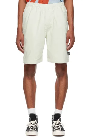 STUSSY Off-White Brushed Beach Shorts