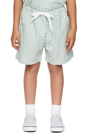 Daily Brat Kids Blue & White Hudson Shorts