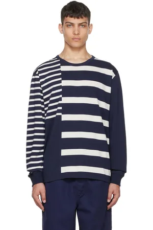 YMC Men Long Sleeve - Navy Umbro Edition Long Sleeve T-Shirt