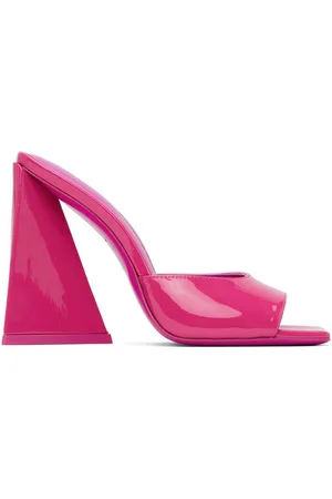 The Attico Pink Devon Heeled Sandals