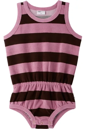Maed for mini Kids Pink & Purple Cuddly Cuscus Bodysuit