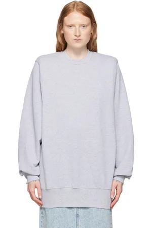 WARDROBE.NYC Gray French Terry Sweater