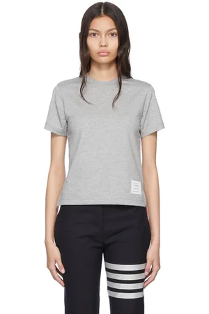 Thom Browne Gray Cotton T-Shirt