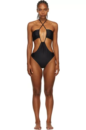 ROSETTA GETTY Women Swimsuits - Black Recycled Polyester One-Piece Swimsuit