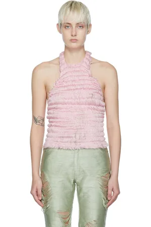 Constança Entrudo Pink Polyester Tank Top