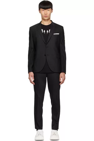 Neil Barrett Men Suits - Black Polyester Suit