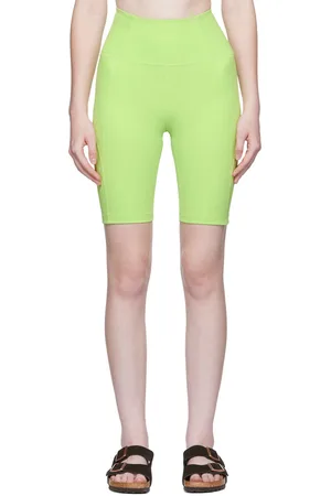 GIRLFRIEND COLLECTIVE Green High-Rise Bike Shorts