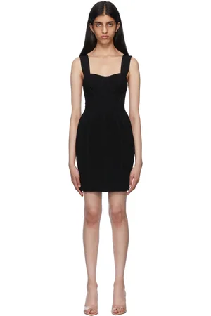 Hervé Léger Black Viscose Minidress