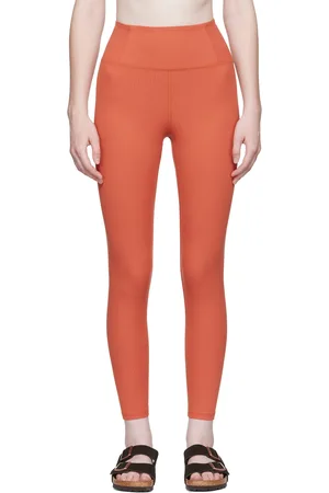GIRLFRIEND COLLECTIVE Red Rib High-Rise Leggings