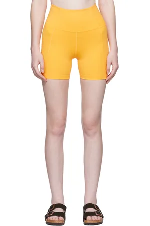 GIRLFRIEND COLLECTIVE Orange High-Rise Run Shorts