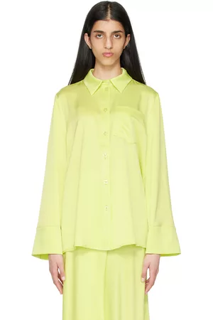 STINE GOYA Women Shirts - Green Summer Shirt
