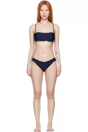 Sherris Women Bikinis - Navy Nylon Bikini