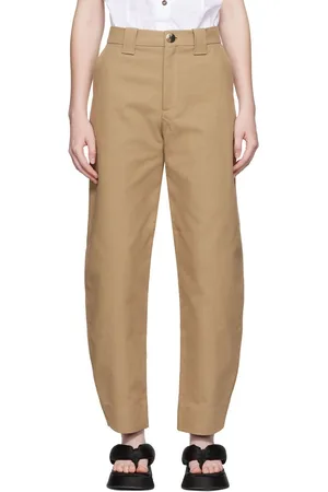 Ganni Beige Suit Trousers