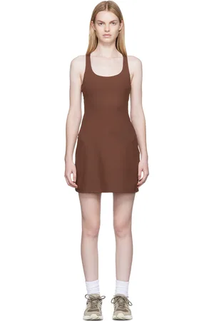 GIRLFRIEND COLLECTIVE Brown Paloma Dress