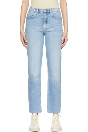 RE/DONE Blue 70s Straight Leg Jeans