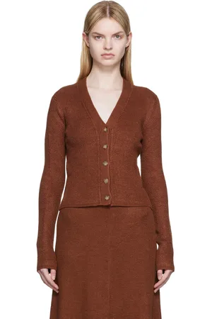 Joseph Burgundy Stitch Cardigan