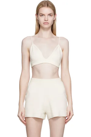 Joseph Off-White Towelling Bra