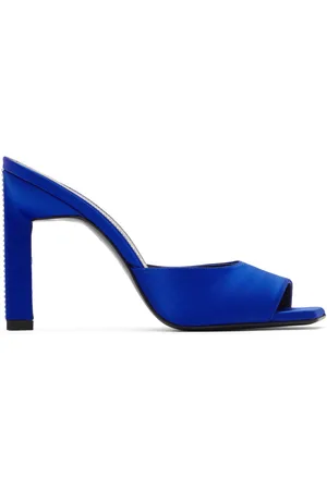 The Attico Blue Kaia Heeled Sandals