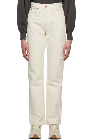SLVRLAKE Beige Straight Jeans