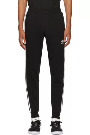adidas Men Loungewear - Black Adicolor Classics 3-Stripes Lounge Pants