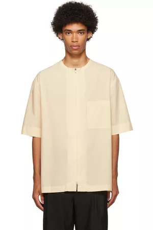 3.1 Phillip Lim Men Shirts - Beige Zip Shirt