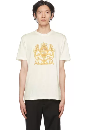 VERSACE Men T-shirts - White Baroque T-Shirt